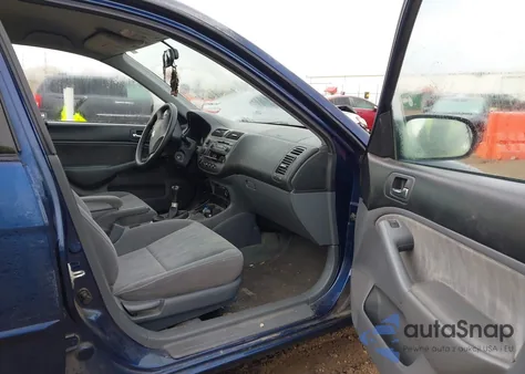 2004 Honda Civic Lx z USA, uszkodzony, nr VIN 2HGES15554H640010